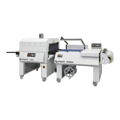 Saldatrice angolare semiautomatica - FP560A  series - Smipack S.p.A. - automatica / con tunnel di retrazione / imballatrice a film termoretraibile