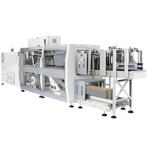 Confezionatrice termoretraibile in linea - XP650 ALX-P - Smipack S.p.A. - automatica / per bevande alcoliche / per vaschette