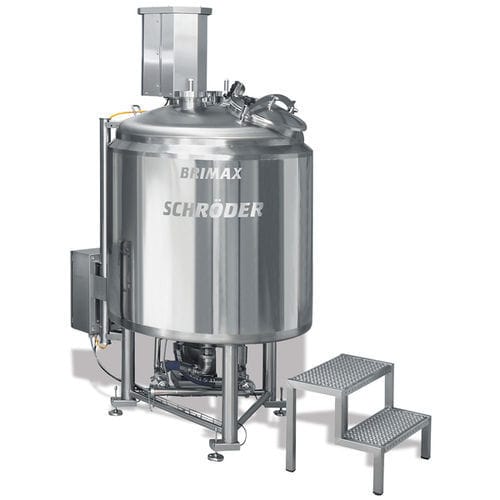 Serbatoio di stoccaggio - BRIMAX 2000  - TIPPER TIE TECHNOPACK GmbH - per carne / in acciaio inossidabile / cilindrico