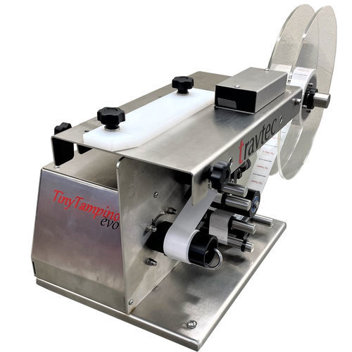 Macchina di etichettatura antimanomissione - Tiny Tampino EVO - Travtec Group - semiautomatica / per cartoni / per casse