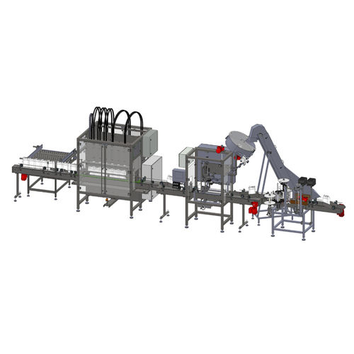 Riempitrice interamente automatica - CA-line - VCG Flüssigkeitsfüllmaschinen GmbH - per bottiglie / per lattine / per liquidi