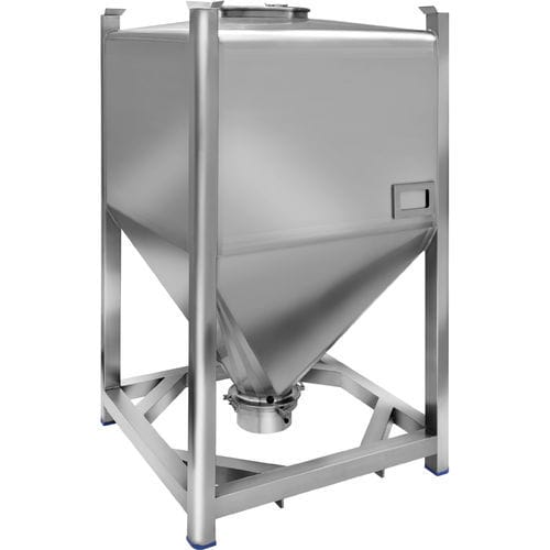 Contenitore IBC in acciaio inossidabile - BP series - Vector Corporation - per prodotti farmaceutici / per polveri / granuli / di stoccaggio