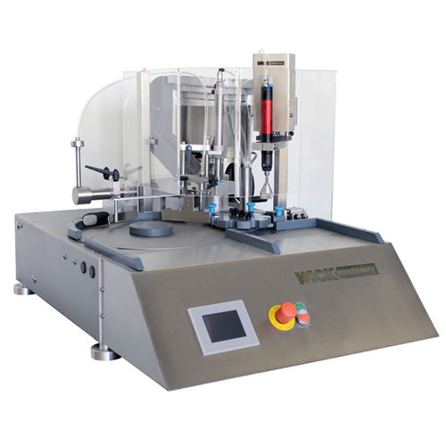 Riempitrice chiuditrice interamente automatica - MINICAN 100 - WICK-Machinery GmbH - per flaconi / rotativa