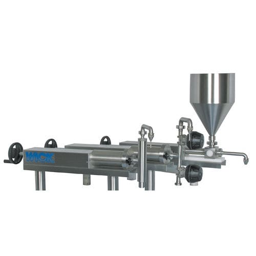 Riempitrice semiautomatica - PD series - WICK-Machinery GmbH - per bottiglie / per lattine / per bicchieri