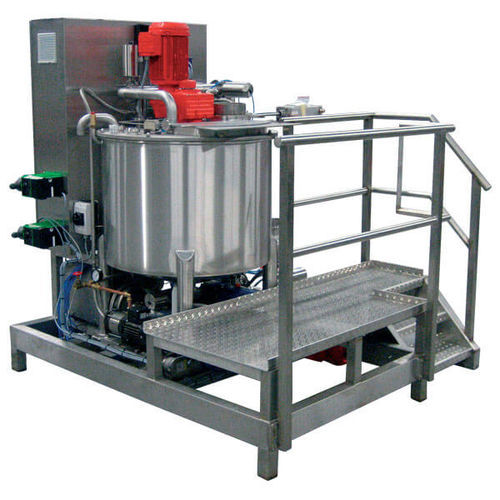 Premiscelatore per crema - Wiegers Process Innovations - verticale / doppio
