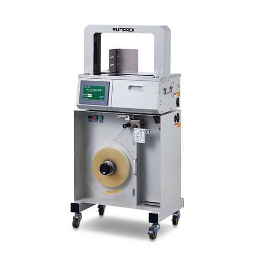 Macchina posa fascetta automatica - WK04-50B - DONGGUAN XUTIAN MACHINE CO.LTD. - con film OPP / con touch screen / in linea