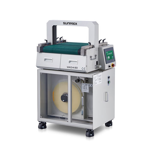 Macchina posa fascetta automatica - WK04-30ABS - DONGGUAN XUTIAN MACHINE CO.LTD. - mobile / in linea / con nastro trasportatore