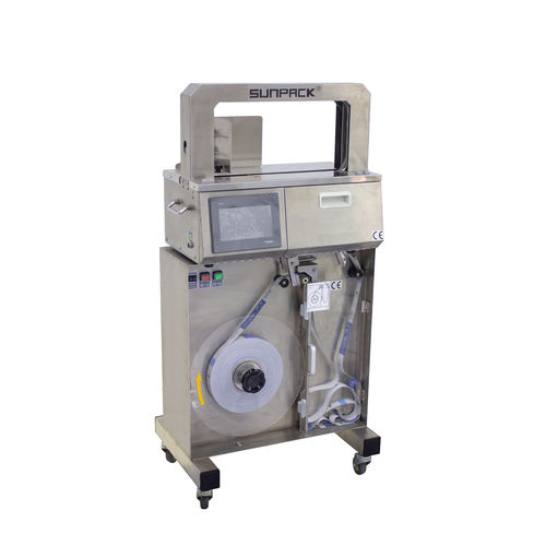 Macchina posa fascetta automatica - WK04-30BSS - DONGGUAN XUTIAN MACHINE CO.LTD. - con film OPP / con touch screen / con nastro di carta