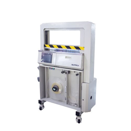 Macchina posa fascetta automatica - WK04-50BP - DONGGUAN XUTIAN MACHINE CO.LTD. - mobile / con touch screen / per l'industria tipografica