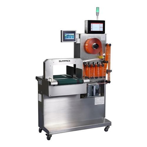 Macchina posa fascetta automatica - WK06-75C3A-MRQ - DONGGUAN XUTIAN MACHINE CO.LTD. - mobile / con touch screen / con film OPP