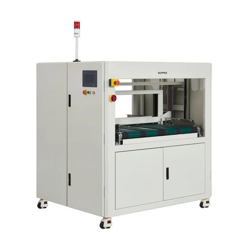 Macchina posa fascetta automatica - WK02D-30-AP - DONGGUAN XUTIAN MACHINE CO.LTD. - con film OPP / con nastro trasportatore / con nastro di carta