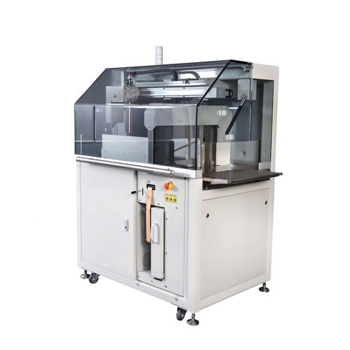 Macchina posa fascetta automatica - WX06-40LB - DONGGUAN XUTIAN MACHINE CO.LTD. - con film OPP / con nastro di carta / per l'industria tipografica