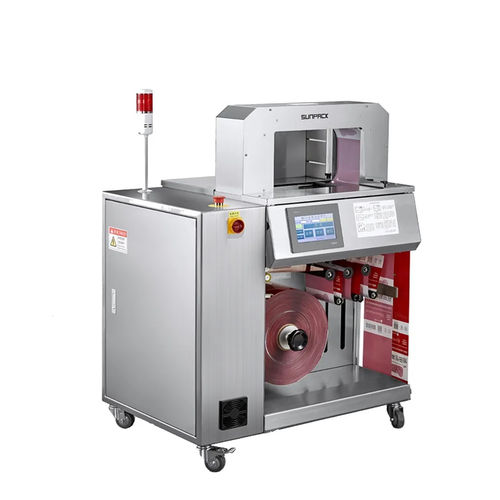 Macchina posa fascetta automatica - WK06-150C-MQ - DONGGUAN XUTIAN MACHINE CO.LTD. - con film OPP / con nastro di carta / per l'industria agroalimentare