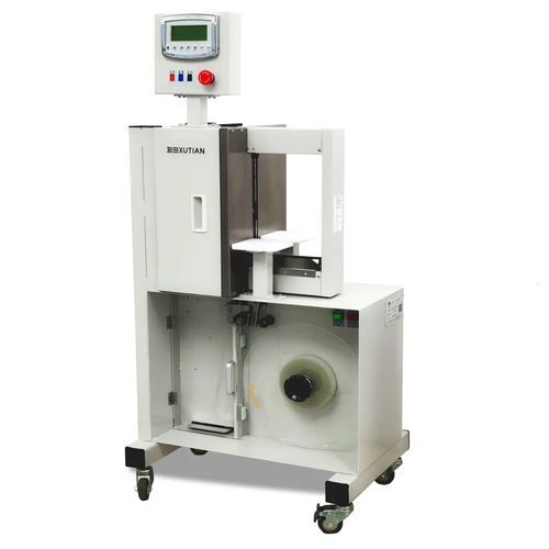 Macchina posa fascetta automatica - WK02-30VBH - DONGGUAN XUTIAN MACHINE CO.LTD. - con film OPP / verticale / con nastro di carta