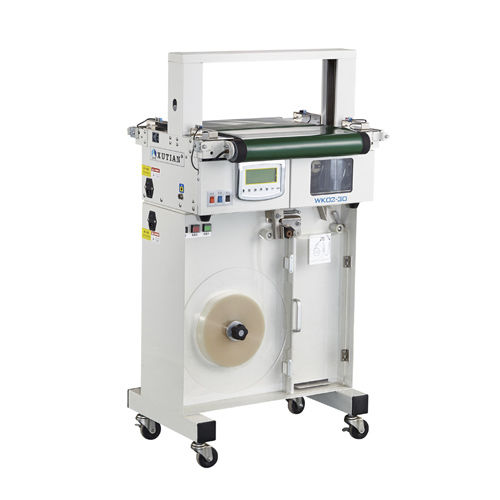 Macchina posa fascetta automatica - WK02-30AB - DONGGUAN XUTIAN MACHINE CO.LTD. - mobile / con nastro trasportatore / per l'industria tipografica