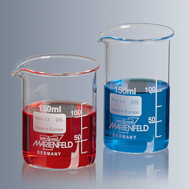 Becher graduato - 4110 series - Paul Marienfeld GmbH & Co. KG - in vetro