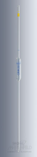 Pipetta monocanale - Paul Marienfeld GmbH & Co. KG - volumetrica / in vetro borosilicato / manuale