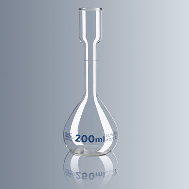 Matraccio tarato - 23420 series - Paul Marienfeld GmbH & Co. KG - in vetro borosilicato / vetro bianco / di titolazione