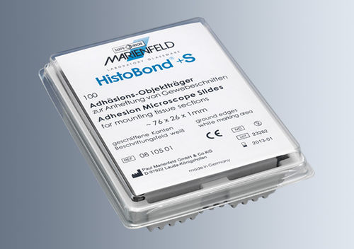 Vetrino per microscopio - 76 x 26 x 1 mm | HistoBond®+S - Paul Marienfeld GmbH & Co. KG