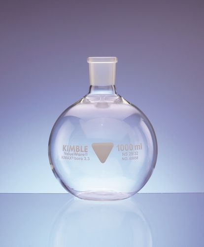Matraccio a base sferica - 50 - 1 000 ml - Dixon Glass Ltd - a fondo piatto / in vetro borosilicato