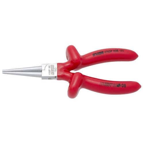 Pinza a becco tondo - 476/1VDEDP series - Unior d.d. - per cavo / isolata