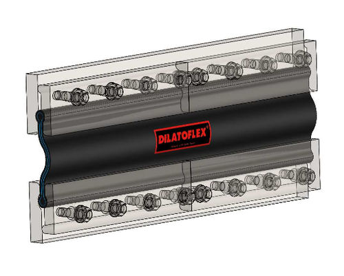 Guarnizione in gomma - BPO (dog bone)-U-BC1 - DILATOFLEX - per tubi / per condensatore / per turbina