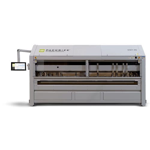 Macchina di fabbricazione di scatole di cartone automatica - EM7 - Packsize International - ondulata