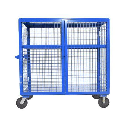 Carrello da trasporto - SCW series - Vestil Manufacturing - in metallo / 2 livelli / bloccabile