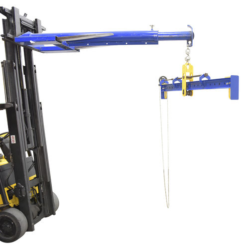 Bilanciatore di carico monotrave - SBM-UBA series - Vestil Manufacturing - regolabile / montato su carrello elevatore