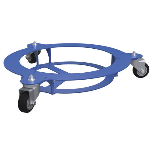 Carrello dolly in metallo - KT-D-16-200-BL - Vestil Manufacturing - circolare / per fusti