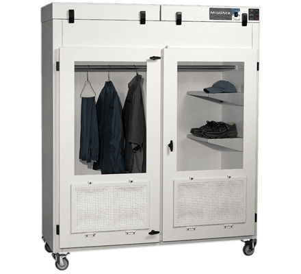 Armadio di asciugatura a porte battenti - max. 76.5 x 64 x 26" | FR series - Mystaire®, Inc. - in alluminio / mobile