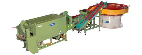 Macchina di burattatura lineare - ATC 200 - KROMAS - ad uso industriale / in continuo
