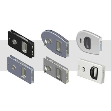 Nottolino a chiave - MF series - Southco Asia Ltd - in acciaio inossidabile / filomuro / per porta scorrevoli