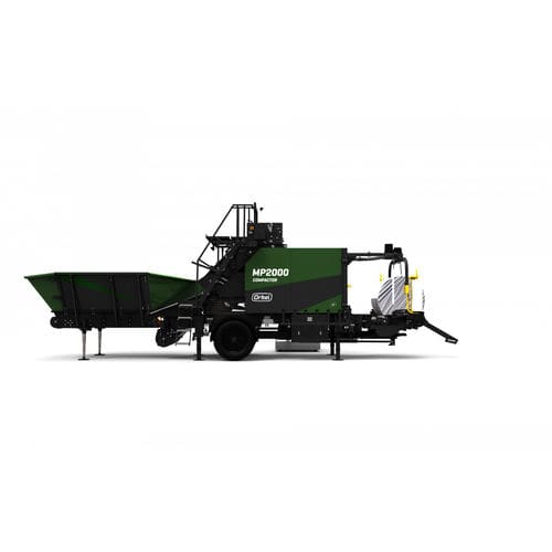 Compattatore per rifiuti organico - MP 2000 - Orkel - mobile / monoblocco