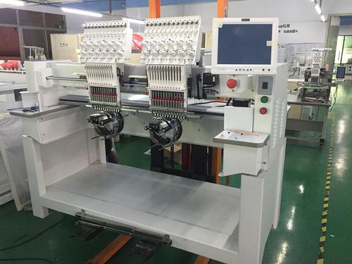 Macchina da ricamo a 2 teste - WY1202CH - Wonyo  - con 12 aghi / ad alta velocità / assistita dal calcolatore