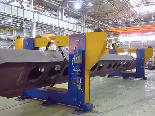 Posizionatore di saldatura rotativo - Techvagonmash - elettrico