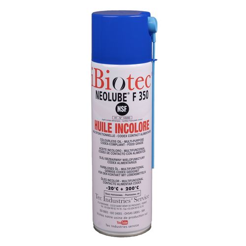 Olio di lubrificazione - NEOLUBE® F 350 - TEC INDUSTRIES SERVICE - multiuso / per contatti elettrici / di montaggio