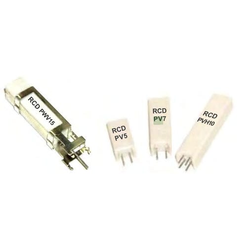Resistore a filo - PV / PVH / PWV series   - RCD Components - BT / assiale