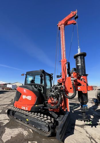 Perforatrice geotecnica - CF2.5 - TESCAR Srl - per sondaggio / per pali di fondazione / per forature profonde