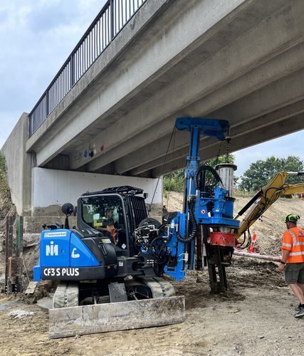 Perforatrice ad elica continua - CF3 S PLUS - TESCAR Srl - geotecnica / di stabilizzazione profonda / per pali di fondazione