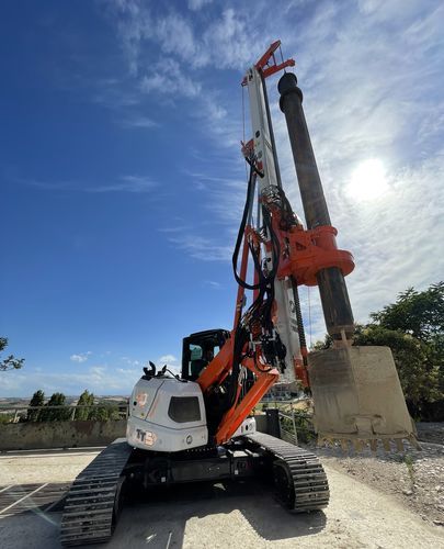 Perforatrice ad elica continua - TT5 - TESCAR Srl - geotecnica / di stabilizzazione profonda / per pali di fondazione