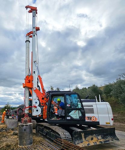 Perforatrice ad elica continua - TT8 - TESCAR Srl - geotecnica / di stabilizzazione profonda / per pali di fondazione