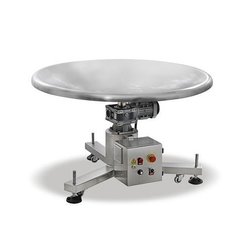 Tavola rotante azionata a motore - Zhongshan TO-U Packaging Machinery Co.,Ltd - orizzontale / per linea di imballaggio / per l'industria alimentare