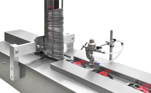 Accatastatore per alimentatore - APM - per riviste / per macchina di imballaggio / automatico