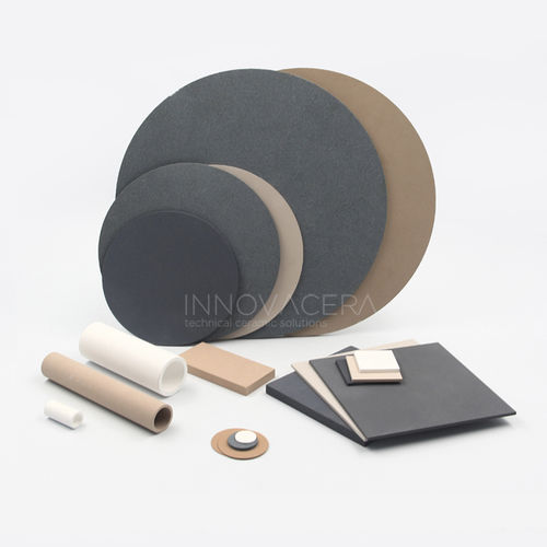 Ceramica di carburo di silicio - Xiamen Innovacera Advanced Materials Co., Ltd - in lastra / in barre / in tubi