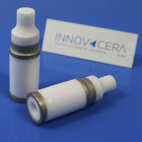 Tubo di ceramica - Xiamen Innovacera Advanced Materials Co., Ltd - ad anello / in ossido di almluminio / cilindrica