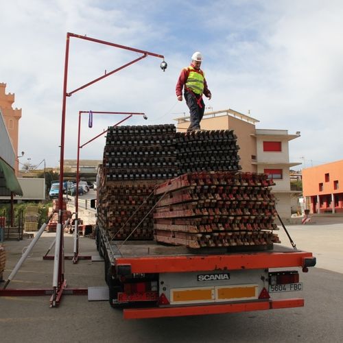 Sistema anti-caduta per la logistica - Encofrados Alsina