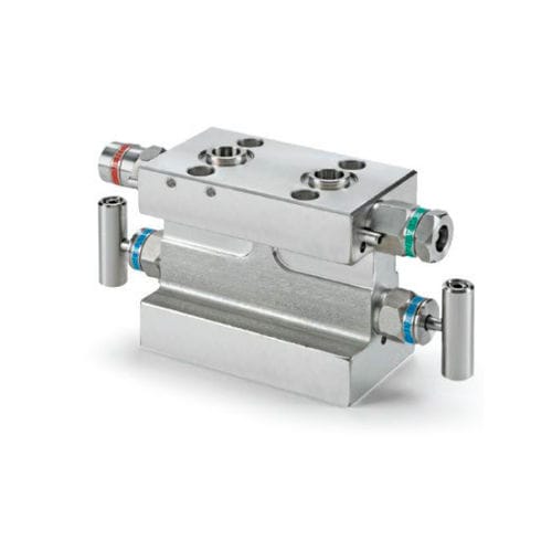 Manifold a 5 vie - M40H154NFSSVAT - HAM-LET - in acciaio inossidabile / per gas / con flangia