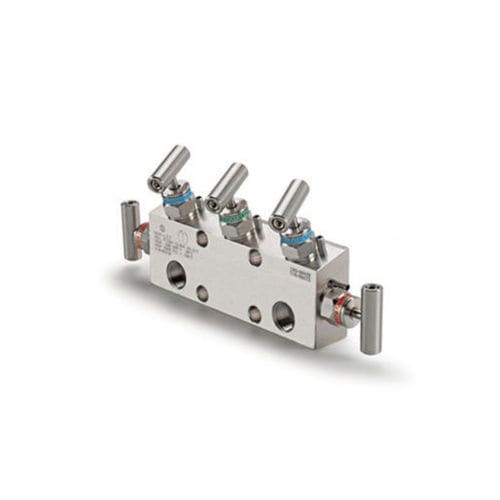 Manifold a 5 vie - M50A10 - HAM-LET - in acciaio inossidabile / di gas / con flangia