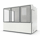 sistema room-in-room con pavimento in PVC